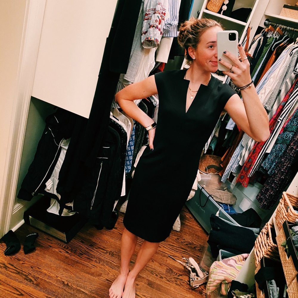 Ted Baker v-neck pencil dress